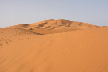 Fototapeta na wymiar Deserto del Sahara, Marocco 