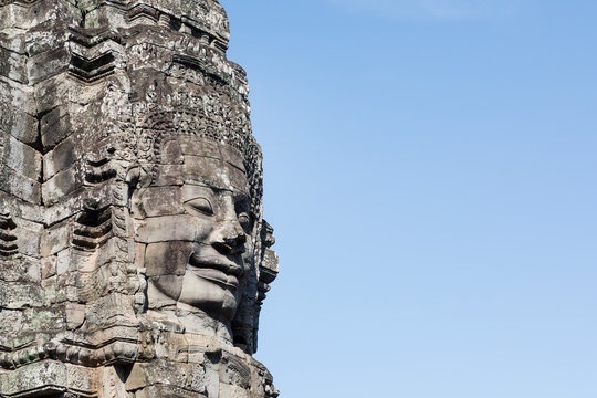 Smiley face of bayon temple