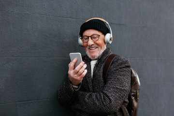 Senior man portrait.