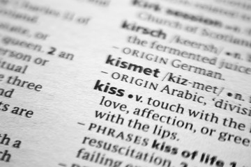 Word or phrase Kiss in a dictionary.