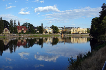 Fototapeta premium Klarälven bei Karlstad in Schweden