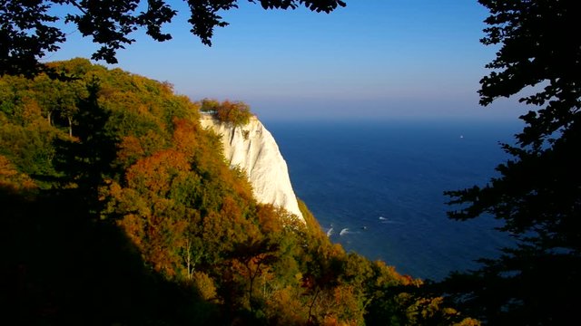 Ruegen Kreidekueste im Herbst Koenigsstuhl