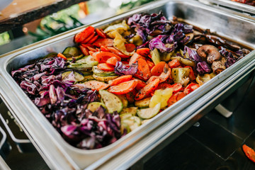 Beautiful snack decoration for wedding ceremony