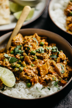 Keema Beef Curry Dinner