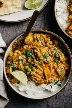 Keema Beef Curry Dinner