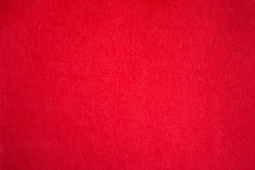 Red background, soft, fluffy, red fabric, felt, red background for text or design.