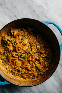 Keema Beef Curry in Dutch Oven