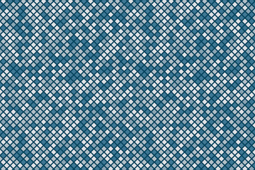 Abstract illustration with small color squares. Pixels background.