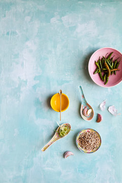 Spices and garnish for Chinese cooking