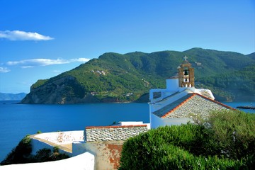 church on the island Skopelos Greece