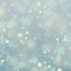 Christmas background with snowflakes