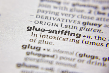 Word or phrase Glue-sniffing in a dictionary.