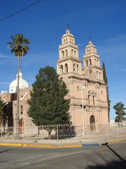Fototapeta na wymiar Parroquia de San Jeronimo, Villa Aldama, Chihuahua, Mexico