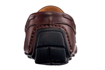 Naklejka premium italian leather shoes, boots , moccasin, sport shoes,sole, on a perfect white background, stock photography