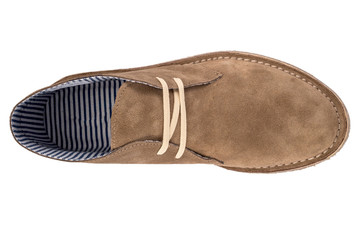 italian leather shoes, boots , moccasin, sport shoes,sole,  on a perfect white background, stock...