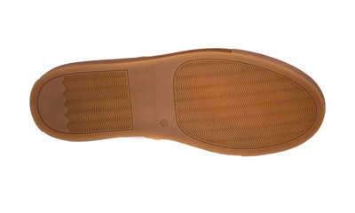 italian leather shoes, boots , moccasin, sport shoes,sole,  on a perfect white background, stock photography