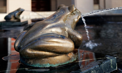 Architecture of Deva city in Transylvania, Romania, Europe