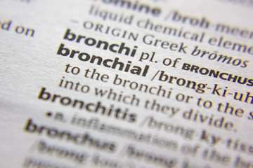 Word or phrase Bronchial in a dictionary.