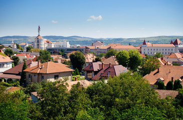 Fototapeta na wymiar Alba Iulia Medieval Fortress, famous landmark in Transylvania, Romania, Europe