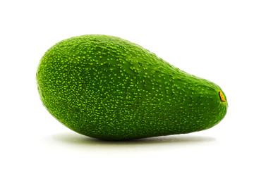 Avocado on a white isolated background. Useful food with high levels of vitamins_