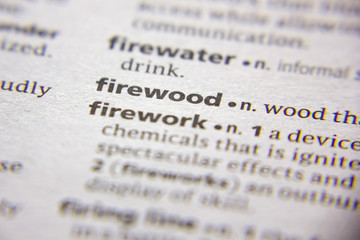 Word or phrase Firewood in a dictionary.