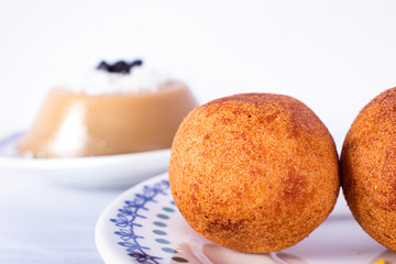 natilla y buñuelos