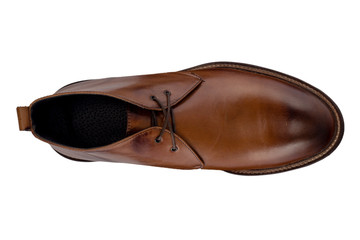 italian leather shoes, boots , moccasin, sport shoes,sole,  on a perfect white background, stock photography