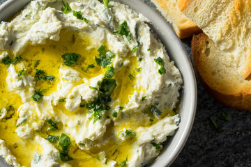 Homemade Herby Goat Cheese Dip