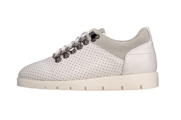 italian leather shoes, boots , moccasin, sport shoes,sole,  on a perfect white background, stock...