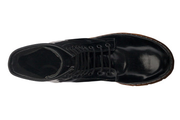 italian leather shoes, boots , moccasin, sport shoes,sole,  on a perfect white background, stock photography