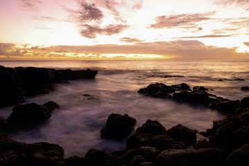 Obraz premium Sunset in Kauai
