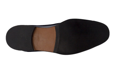 italian leather shoes, boots , moccasin, sport shoes,sole,  on a perfect white background, stock photography