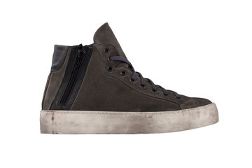 italian leather shoes, boots , moccasin, sport shoes,sole,  on a perfect white background, stock photography