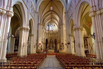 Obraz premium Eglise de Cancale, Ile-et-Vilaine, Bretagne, France