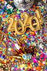 Celebrating The New Year With Gold 2020 Glasses