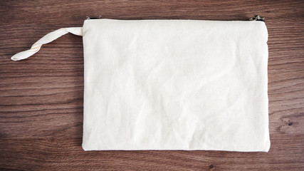 clutch canvas cloth bag,mock up