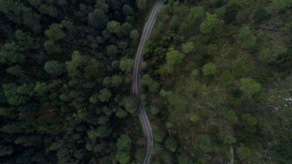 Carretera vista aerea 