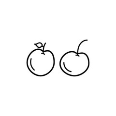 Restaurant vector icon, black simply menu icon