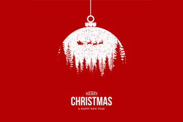 Fototapeta Merry Christmas background. gift, confetti, golden snowflake and Xmas balls.christmas mockup. 2020 happy new year. merry christmas gift card. obraz