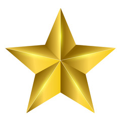 Fototapeta premium Luxury golden star