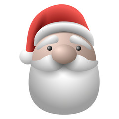 Cartoon icon of a Santa Calus