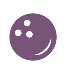 Fototapeta premium Bowling Ball icon vector design templates