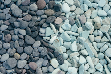 boulder pebble beach Stones background Seamless Tileable Texture