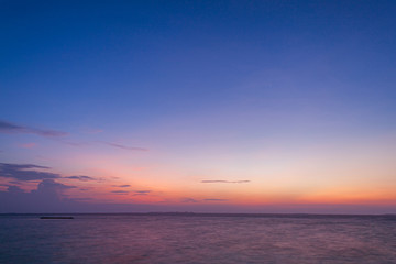 モルディヴ・南国の夕焼け 2