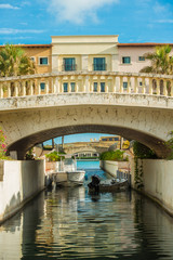 the marine with boats