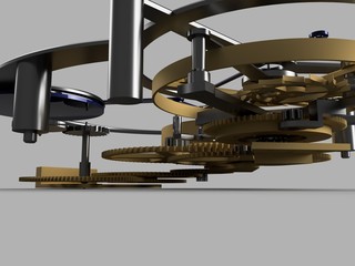 clockwork gear train cogs watch