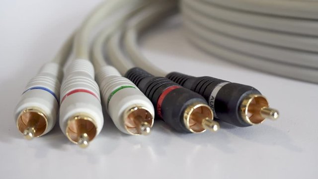 Audio and Video Cables Gold Tipped