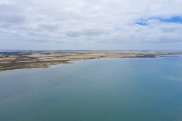 The inlet at Goolwa in South Australia