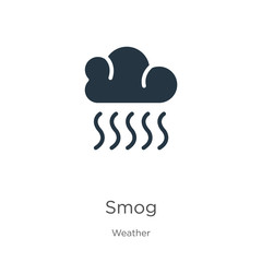 Smog icon vector. Trendy flat smog icon from weather collection isolated on white background. Vector illustration can be used for web and mobile graphic design, logo, eps10