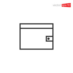 Wallet Icon Design Vector Template
